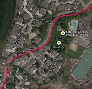 Satellite View on a Google Map