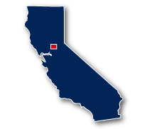 American River Parkway Sacramento, California map area