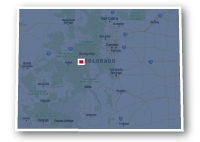 Mineral Belt Trail Leadville Colorado map area