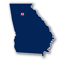 Big Creek Greenway Georgia map area