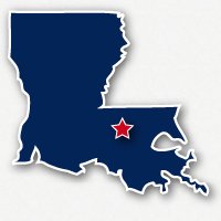 Map of Louisiana