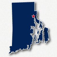 Map of Rhode Island