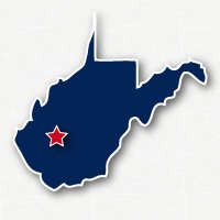Map of West Virgina