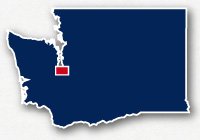 Tacoma, Washington map area